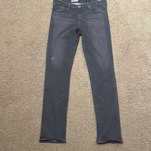 AG Adriano Mens Goldschmied Harper Slim Straight Jeans Dark Gray Denim Size 30R